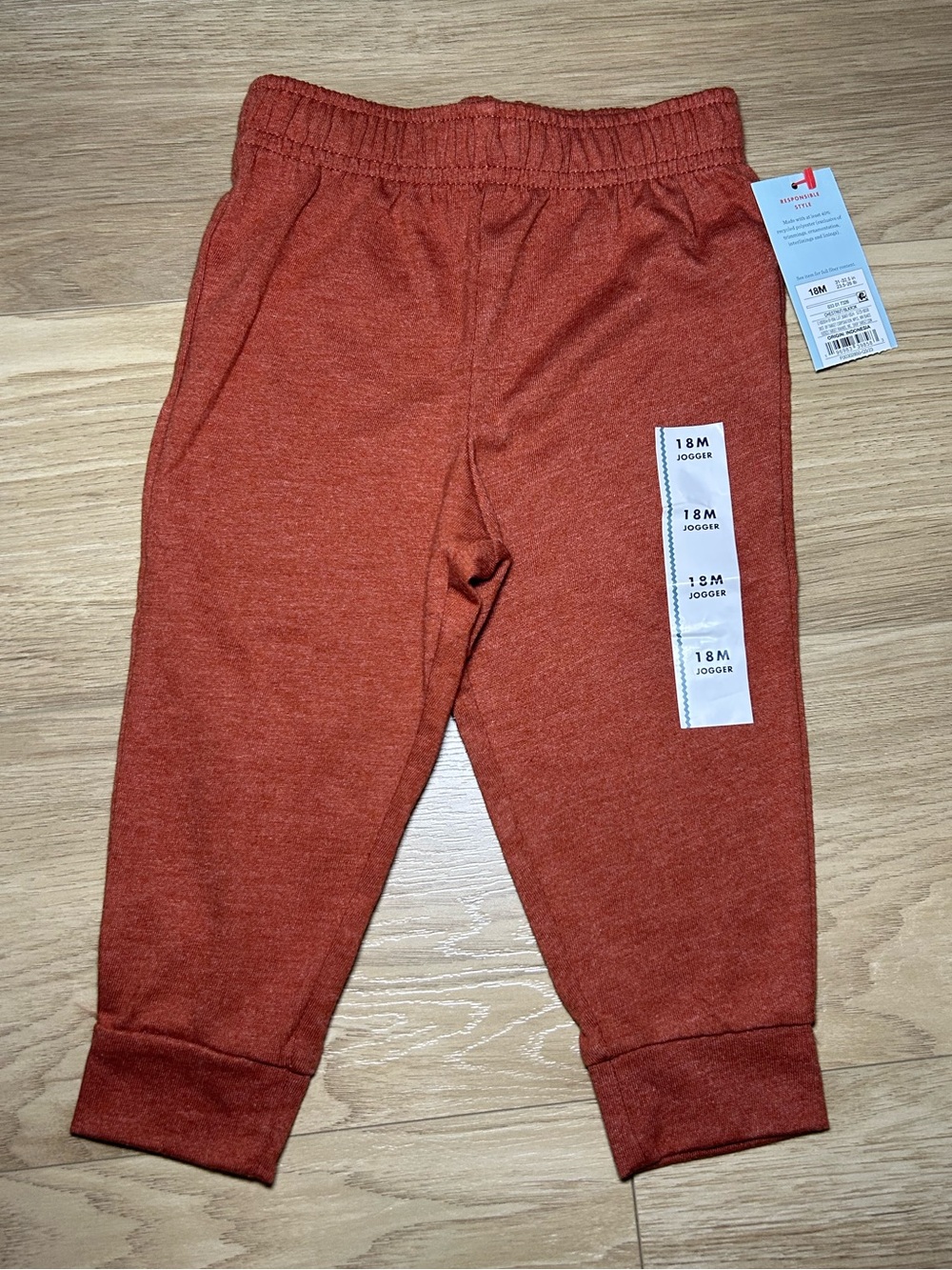 Cat & Jack Rust Orange Jogger Pants